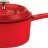 Ковш 16 см с крышкой литой чугунный 1,35 л &quot;LAVA /RED&quot; / 154608