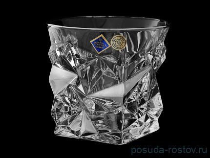 Стаканы для виски 350 мл 6 шт &quot;Glacier /Платина&quot; хрусталь Йиглава / 139167