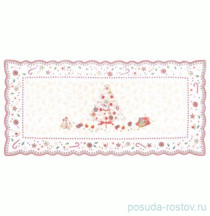 Блюдо 29 х 14 см прямоугольное &quot;Christmas world /Multi&quot; / 273718