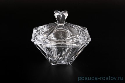 Ваза для конфет 15 см с крышкой &quot;Метрополитэн /Без декора&quot; / 088031