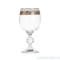 Бокалы для белого вина 190 мл 6 шт &quot;Клаудия /Золото /37872&quot; / 155635