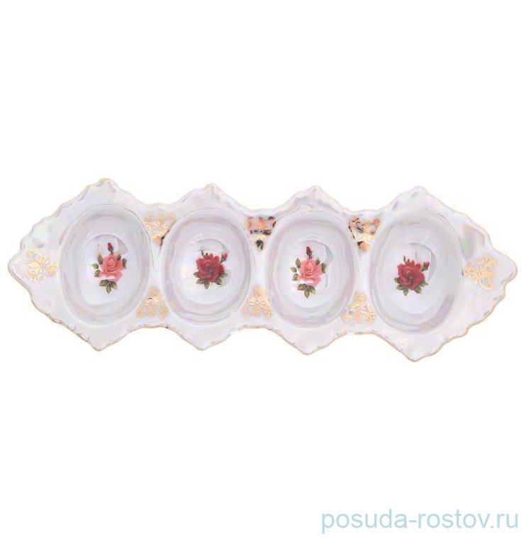 Блюдо для яиц "Корона /Аляска /Роза перламутр" / 312571