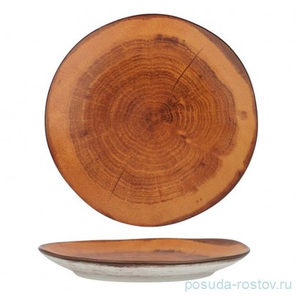 Тарелка 21 см, фарфор P.L. cерия  WOOD-FUSION / 365889