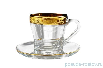 Набор чайных пар 6 шт &quot;Антик золото&quot; MH / 148142
