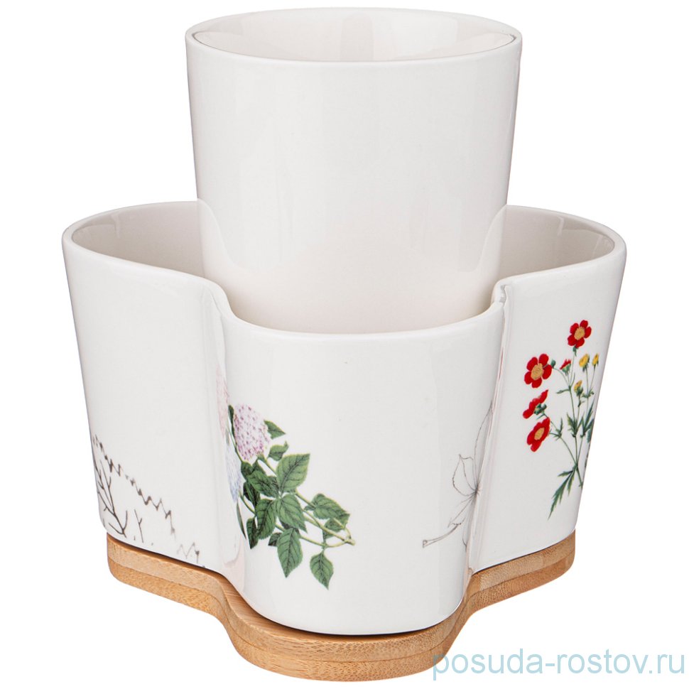 Подставка для столовых приборов 11 х 11 х 15,5 см "Meadow" / 234152