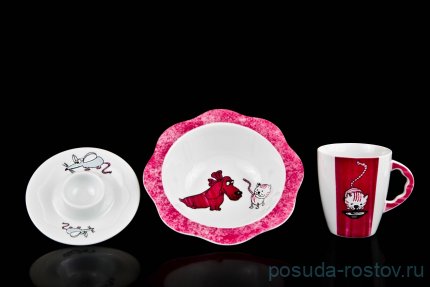 Детский набор 4 предмета &quot;Котик&quot; / 111646