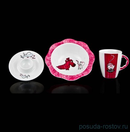 Детский набор 4 предмета &quot;Котик&quot; / 111646