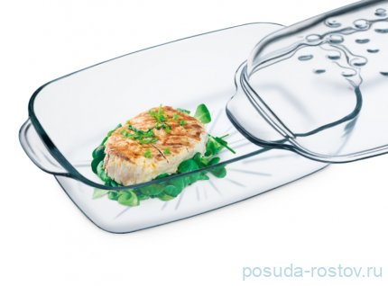 Утятница 36,5 х 20,8 х 13,53 см 2 л прямоугольная, 2 предмета &quot;Simax /Fat Free&quot; / 049670