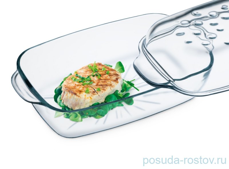 Утятница 36,5 х 20,8 х 13,53 см 2 л прямоугольная, 2 предмета "Simax /Fat Free" / 049670