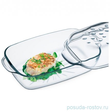 Утятница 36,5 х 20,8 х 13,53 см 2 л прямоугольная, 2 предмета &quot;Simax /Fat Free&quot; / 049670