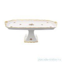 Блюдо 37 см квадратное н/н &quot;Корона /Золотая роза&quot; / 212747