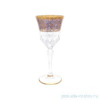 Бокалы для белого вина 220 мл 6 шт &quot;Timon /Адажио фиолет 2 /С золотом&quot; / 214567