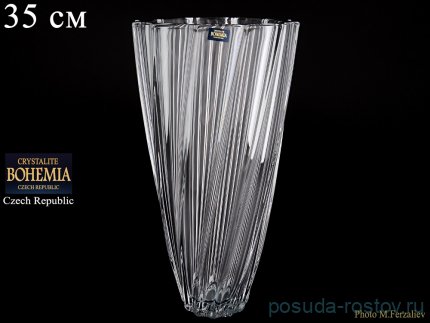 Ваза для цветов 35,5 см &quot;Скаллоп /Без декора&quot; / 060151