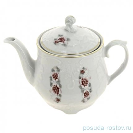 Заварочный чайник 550 мл &quot;Рококо /577 /Серая роза /золото&quot; / 149064