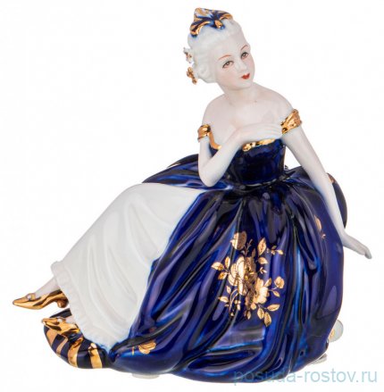 Статуэтка 15 см &quot;Blau weiss /Дама&quot; / 225541