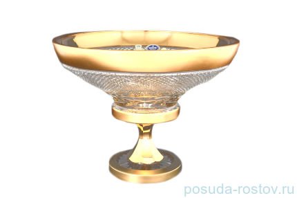 Фруктовница 30 см н/н &quot;Sonne Crystal /Фелиция /Золото&quot; / 093089