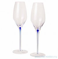 Бокалы для шампанского 300 мл 2 шт &quot;Accent sky blue&quot; / 343561