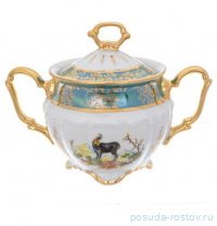 Сахарница &quot;Мария-Тереза /Охота зелёная&quot; M-D / 308130