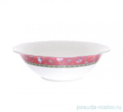 Салатник 23,2 см &quot;Christmas world /Bordo&quot; / 273696