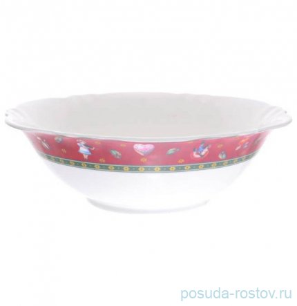 Салатник 23,2 см &quot;Christmas world /Bordo&quot; / 273696