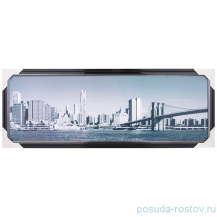 Фотопостер 30 х 90 см /рамка черный лак с серебром / 275086