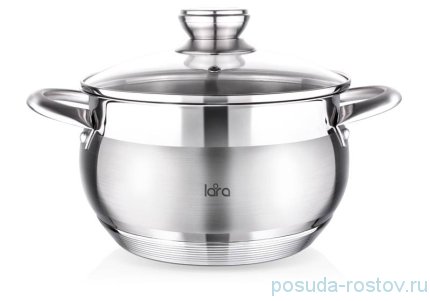 Кастрюля 16 х 9,5 см с крышкой 2 л &quot;Майами /Lara&quot; / 230913