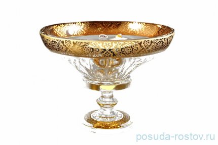 Конфетница 25,5 см н/н &quot;Max Crystal /Золото b&quot; / 166183
