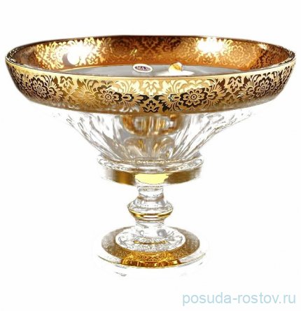Конфетница 25,5 см н/н &quot;Max Crystal /Золото b&quot; / 166183