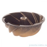 Форма для выпечки кекса 26 см антипригарное покрытие черно-золотая &quot;GRANIT CAKE MOULD&quot; / 227845