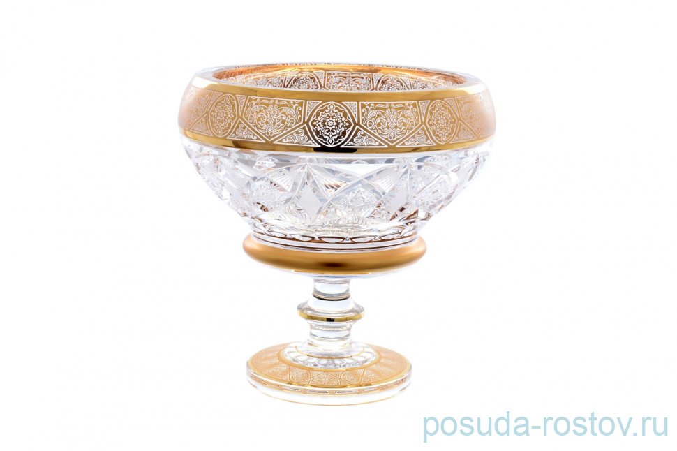 Конфетница 20 см н/н "Max Crystal /Золото /51210" / 149851