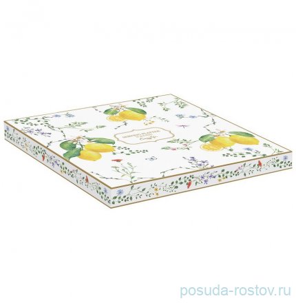 Блюдо 25 х 18 см овальное &quot;Цветы и лимоны /Fleurs et Citrons&quot; / 369065