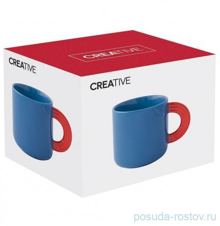 Кружка 350 мл синяя &quot;Creative&quot; (подарочная упаковка) / 333787