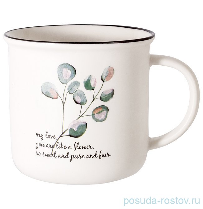 Кружка 400 мл "Эвкалипт /Herbarium" / 374505