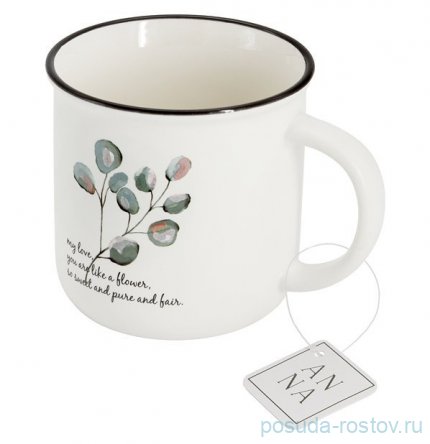 Кружка 400 мл &quot;Эвкалипт /Herbarium&quot; / 374505