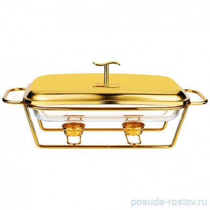 Мармит 2,2 л прямоугольный gold Agness / 336640