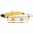 Мармит 2,2 л прямоугольный gold Agness / 336640