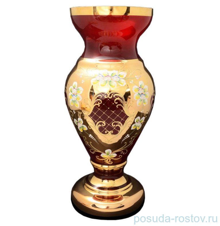 Ваза для цветов 50 см "Лепка красная" М+М / 047288