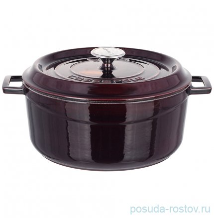 Кастрюля 28 см с крышкой &quot;Lava /Aubergine&quot; / 287538