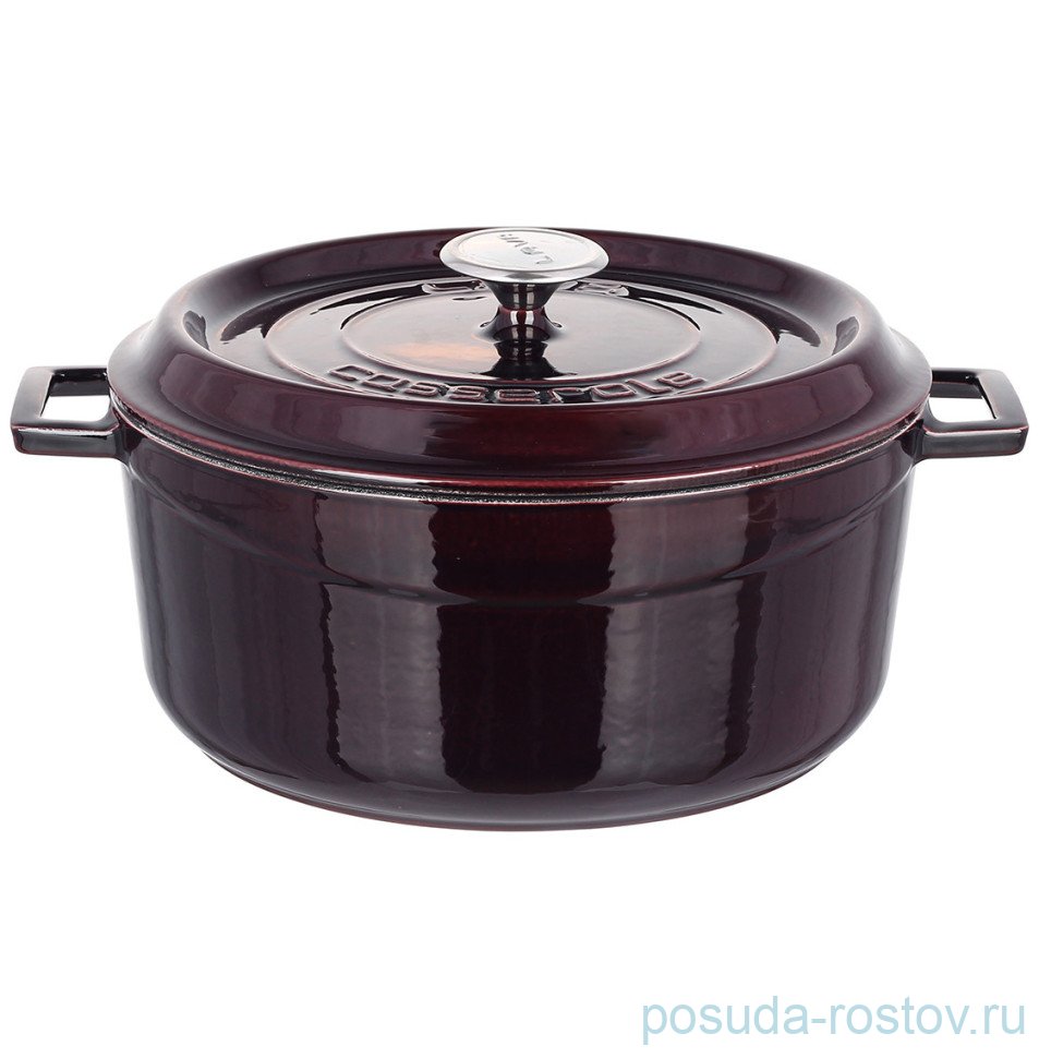 Кастрюля 28 см с крышкой "Lava /Aubergine" / 287538