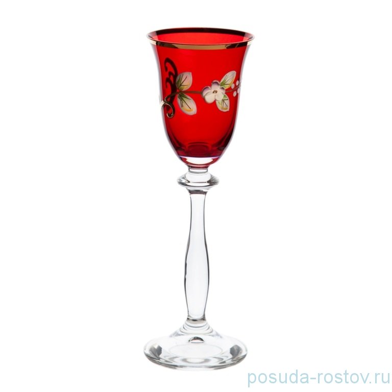 Рюмки 60 мл 6 шт "Анжела /Лепка /красная внутри" / 169600