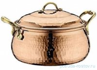 Кастрюля 22 см с крышкой &quot;FORGED COPPER COOKWARES&quot; / 284198