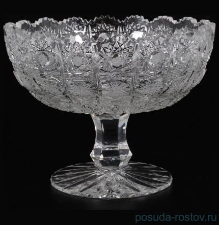 Вазочка 15 см н/н &quot;Хрусталь резной&quot; / 006558