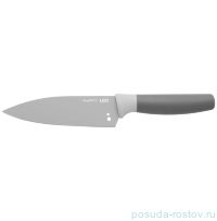 Поварской нож 14 см с отверстиями для очистки розмарина серый &quot;Leo&quot; / 162590