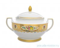 Супник &quot;Вена /Розочки на бежевом /с золотом&quot;    / 225372