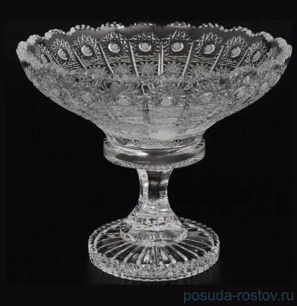 Ваза для конфет 20 см н/н &quot;S.Crystal /Хрусталь резной&quot; / 064140