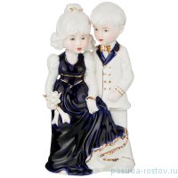 Статуэтка 21,5 см &quot;Blau weiss /Молодожены&quot; / 210332