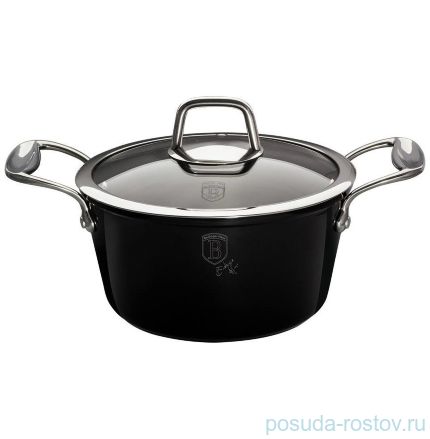 Кастрюля 20 см с крышкой 2,5 л &quot;Black Royal Collection&quot;  / 134470