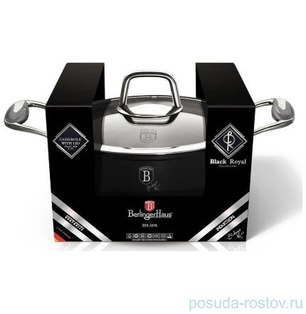 Кастрюля 20 см с крышкой 2,5 л &quot;Black Royal Collection&quot;  / 134470
