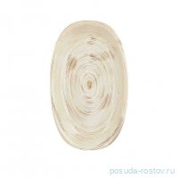 Блюдо 24 х 14 см овальное &quot;Falme Brown&quot; (12шт.) / 337338