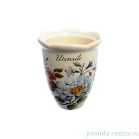 Подставка для кухонных принадлежностей 15 см &quot;Artigianato ceramico /Весенние лепестки&quot; / 171684